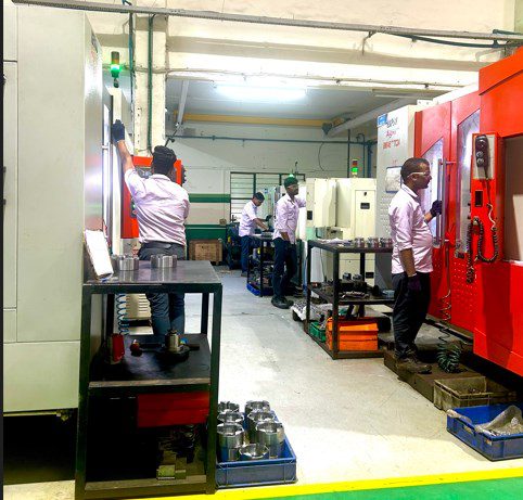 GTE production team on the shop floor
