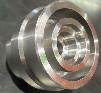 Stepped cone component